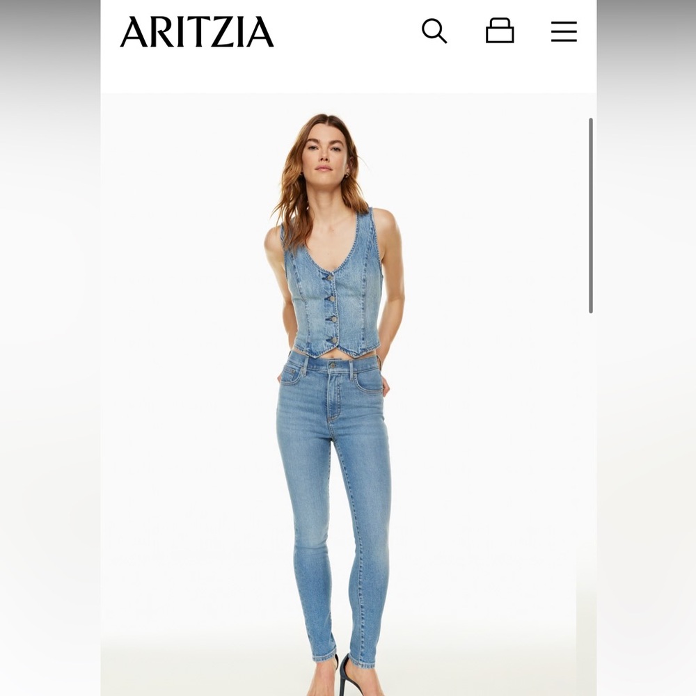 Denim Forum Lola High Rise Skinny